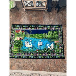 Mcm swan tapestry